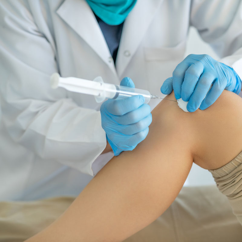 Ultrasound-guided corticosteroid injection for joint pain and inflammation in London