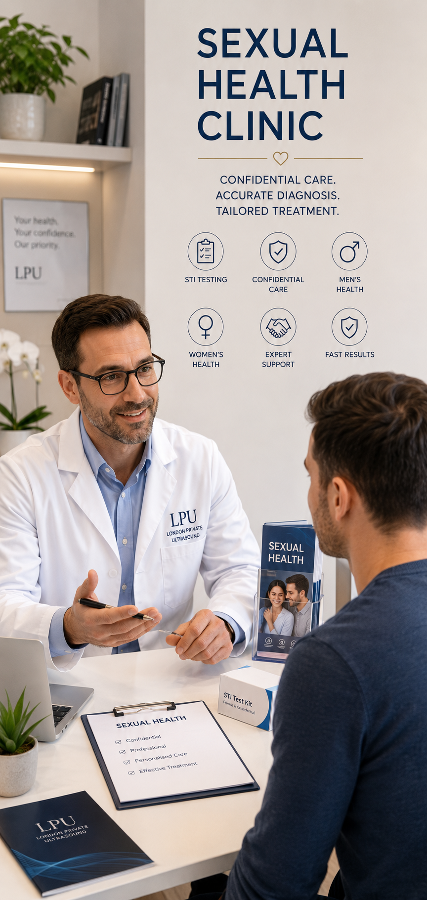 Sexual Health Clinic services and private diagnostic pathway at London Private Ultrasound